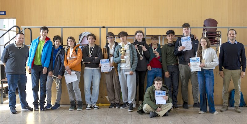Schachgruppe AEO alle Teilnehmer