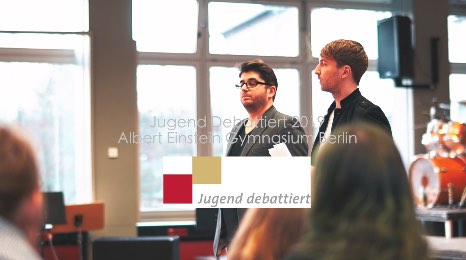 Video zu Jugend debattiert, Albert Einstein Gymnasium 2019