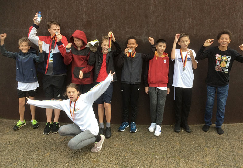Klasse 7d beim Berliner Mini-Marathon 2019